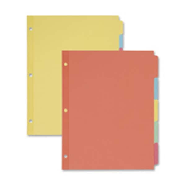 Workstationpro Consumer Products Non-Laminated Tab Dividers- 8-Tab- 11in.x8-.50in.- White TH509896 - main
